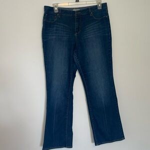 Coldwater Creek Jeans Flare Relaxed Fit Size 16